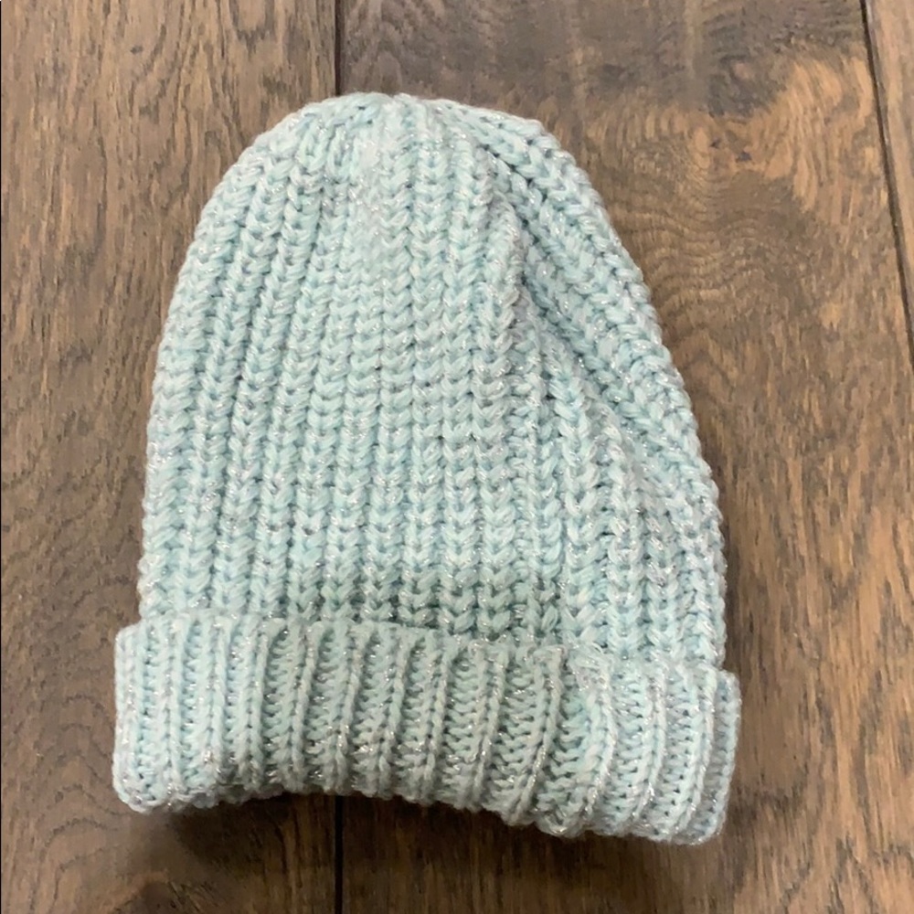 Sparkly Teal Beanie
